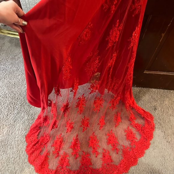 Formal Red Dress - Picture 4 of 4
